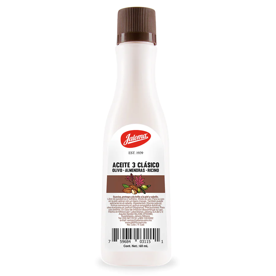 Aceite 3 clásico 60 ml