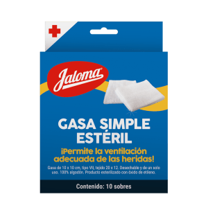 Gasa Caja 10 x 10 cm 10 piezas