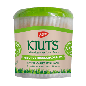 Kiuts Biodegradables, tarro	200 piezas